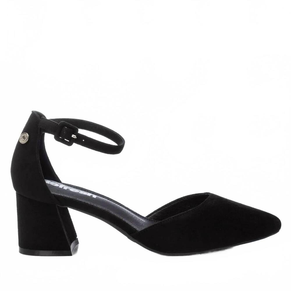 NEW XTI women's pointy toe heeled shoes in black